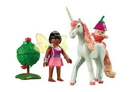 Collectible Unicorn: Sky Rose With Fairy 1