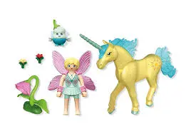 Collectible Unicorn: Sunshine Blossom With Fairy 1