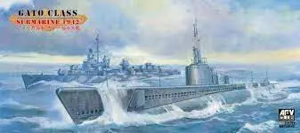 1:350 Gato Class Submarine 1942 1