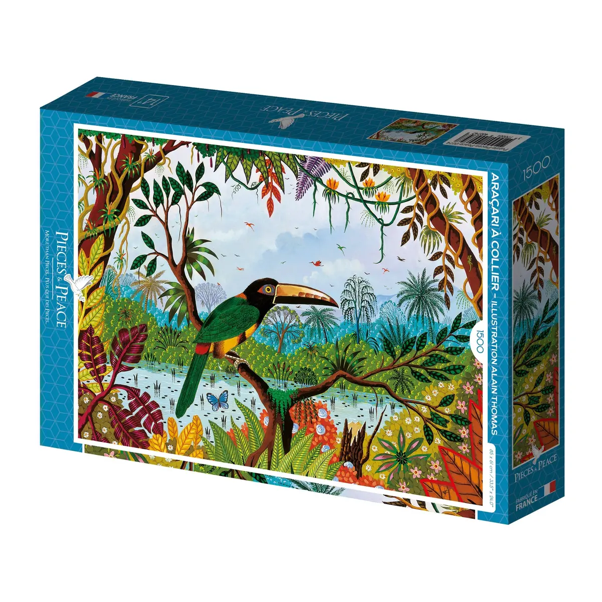 Araçari À Collier 1500-Piece Puzzle 1