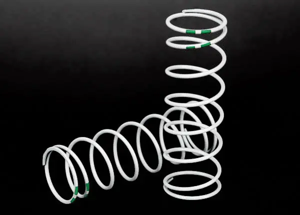 7443 Spring, Shock, White (Gtr Xx-Long) (0.762 Rate Green) (1 Pair) 1