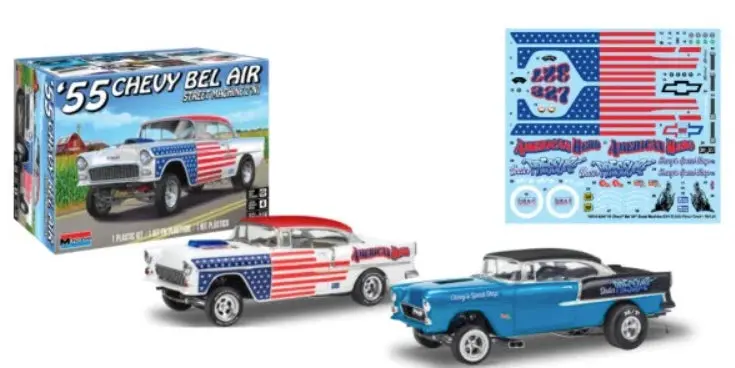 Rev4519 Revell 55 Chevy Bel Air Street Machine (1/25) 1