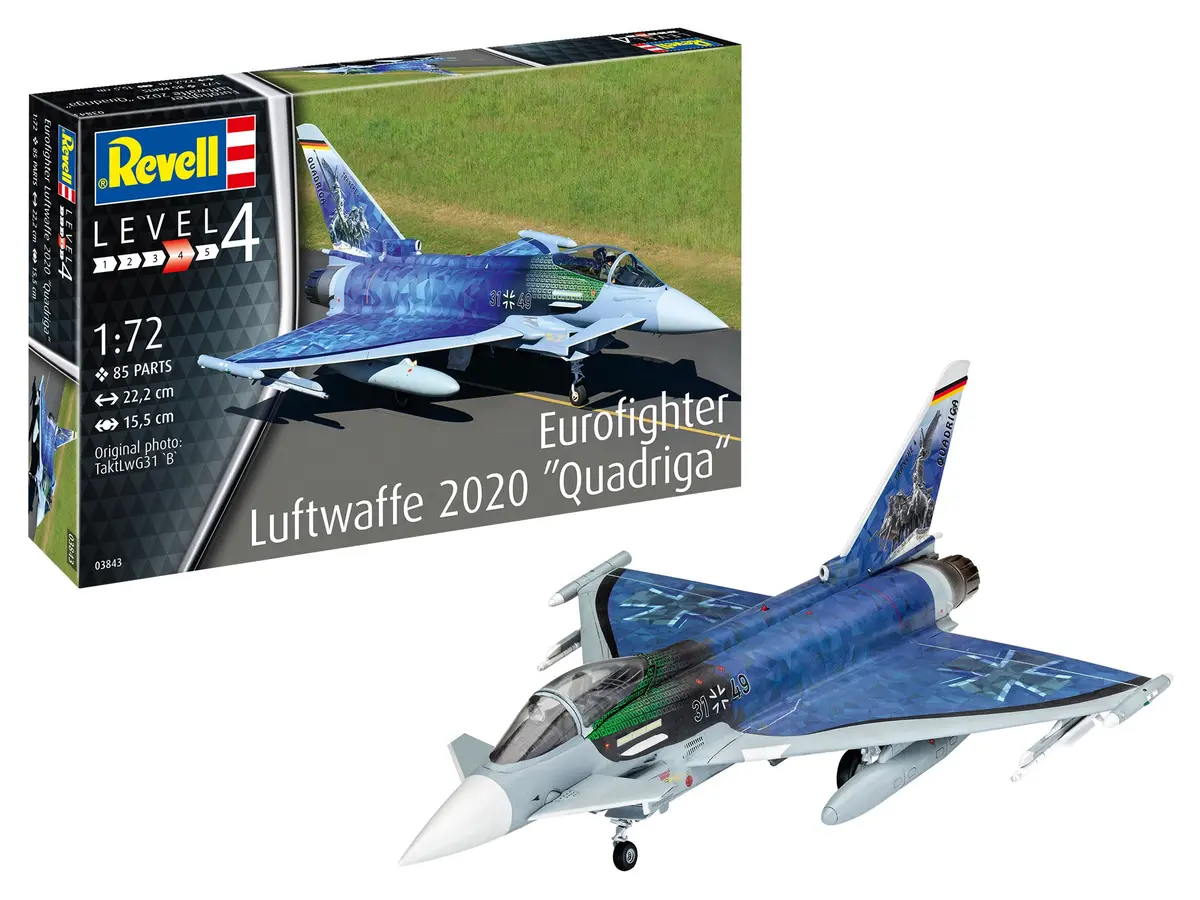Rvg3843 Eurofighter Luftwaffe 2020 Quadriga (1/72) 1