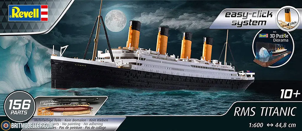 Rvg5599 Rms Titanic & 3D Puzzle (Iceberg) (1/600) 1