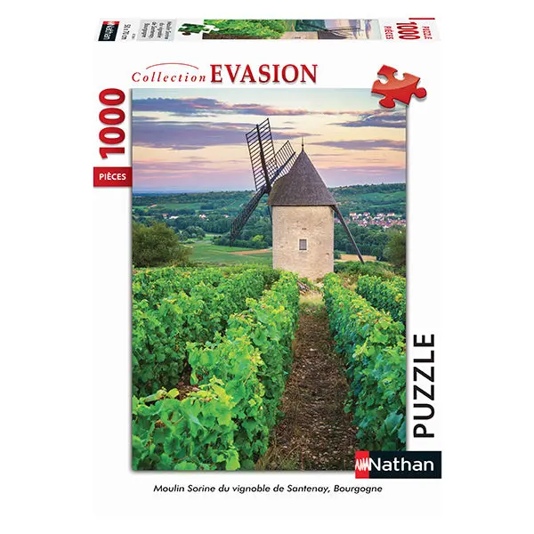 Moulin Sorine,Vignoble Santenay 1000-Piece Puzzle 1