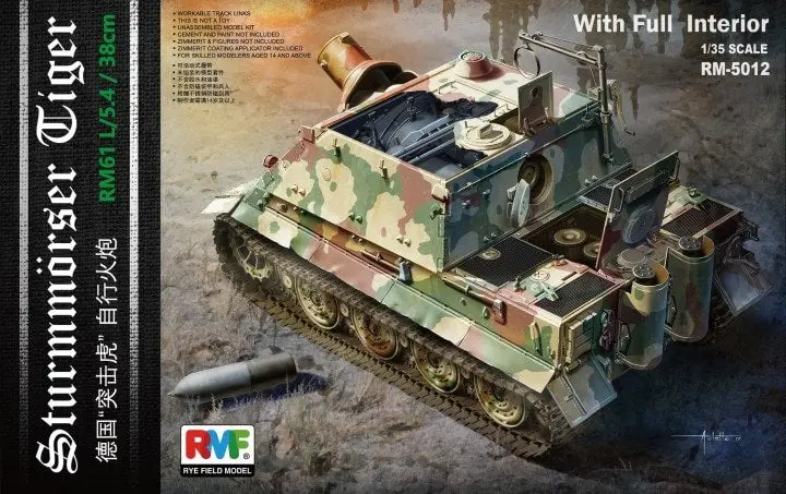Rfm Rm-5012 Sturmtiger W/Full Interior (1/35) 1