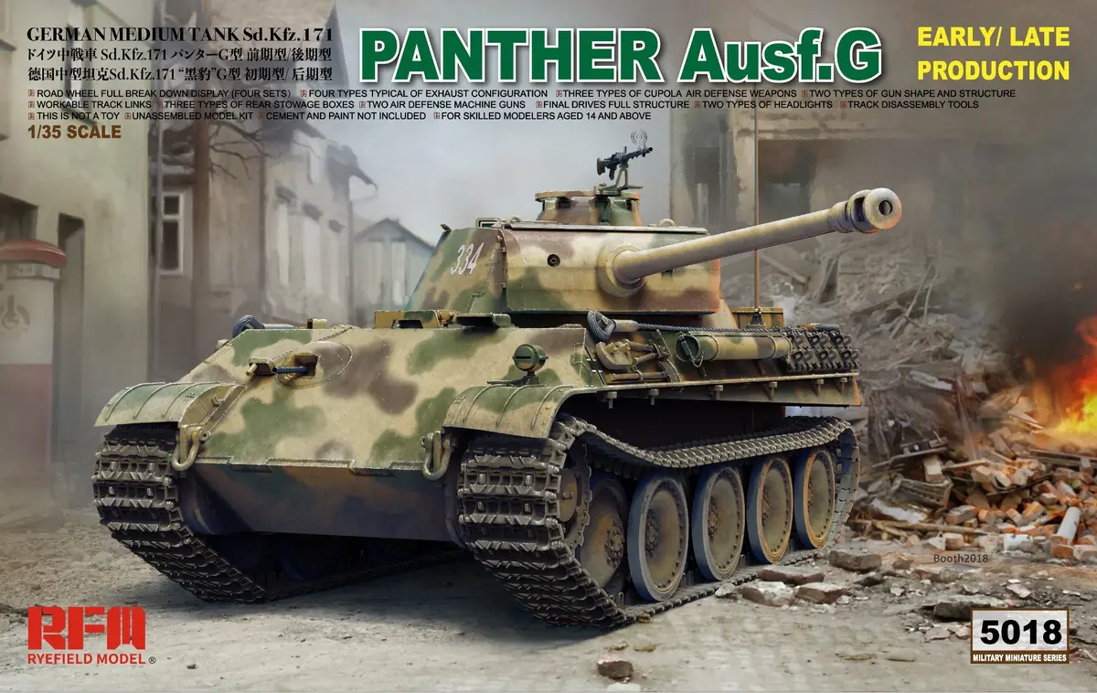 Rfm Rm-5018 Panther Ausf. G Early/Late Prod. (1/35) 1
