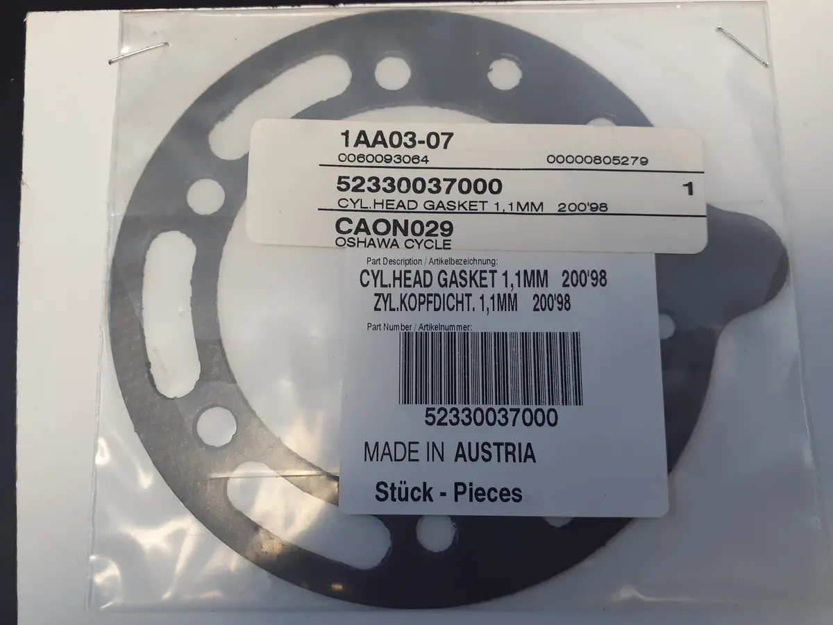 Ktm Cylinder Head Gasket 1.1Mm 1