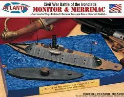 Monitor & Merrimac Civil War Battle Of The Ironclads 1