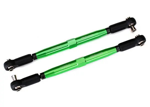 7748G Toe Links, X-Maxx® (Tubes Green-Anodized, 7075-T6 Aluminum, Stronger Than Titanium) (157Mm) (2)/ Rod Ends, Assembled With Steel Hollow Balls (4)/ Aluminum Wrench, 10Mm (1) 1