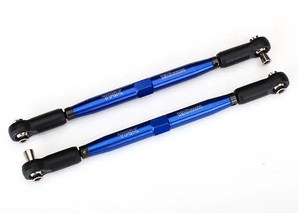 7748X Traxxas Toe Links, X-Maxx (Tubes Blue-Anodized, 7075-T6 Aluminum 1