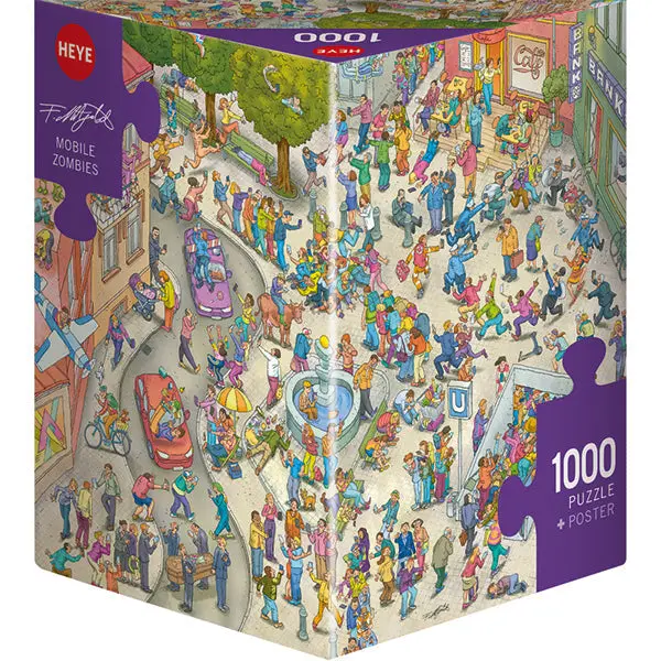 Mobile Zombies 1000-Piece Puzzle 1