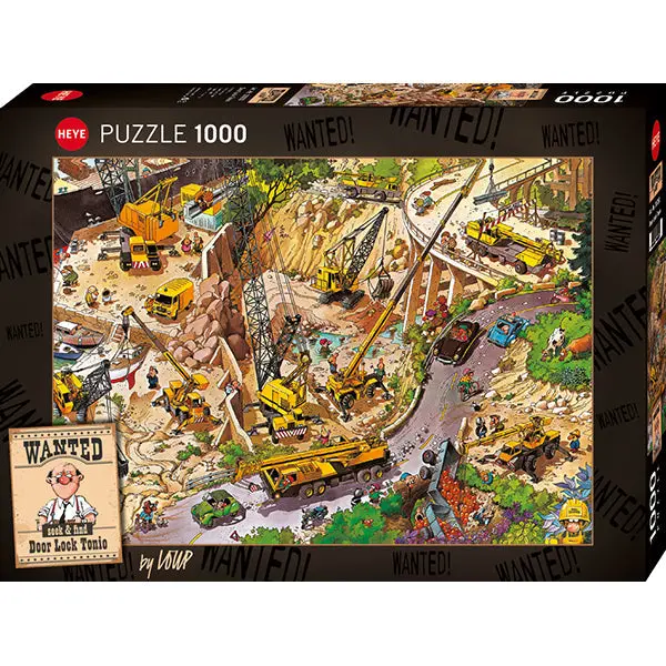 Lock Tonio, Wanted 1000-Piece Puzzle 1