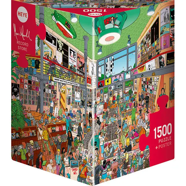 Record Store, Herold 1500-Piece Puzzle 1