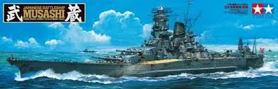 1:350 Musashi Japanese Battleship 1