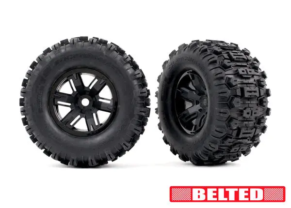 7871 Traxxas Sledgehammer® Belted Premounts (X-Maxx®) 1