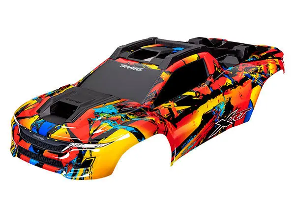 7898 Traxxas Body, Xrt Solar Flare (Painted, Decals Applied) 1