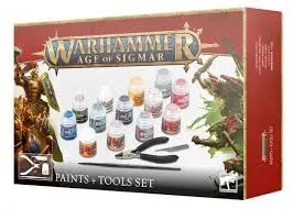 Warhammer  Age Of Sigmar: Paints & Tools Set 1