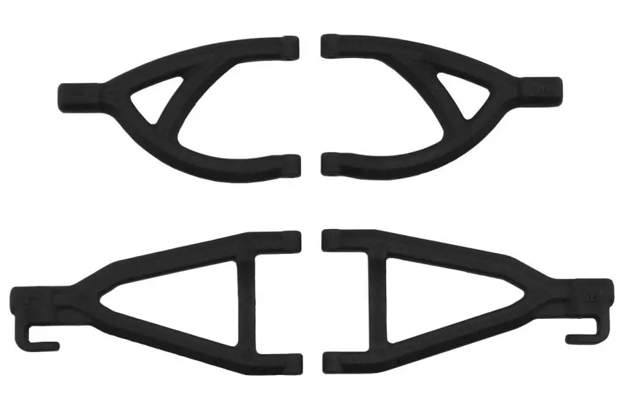 80602 Re Upper/Lower A-Arms Blk E-Revo 1