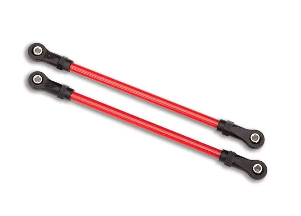 8142R  Suspension Links, Rear Upper, Red (2) (5X115mm, Powder Coated Steel) (Assembled With Hollow Balls) (For Use With #8140R Trx-4® Long Arm Lift Kit) 1