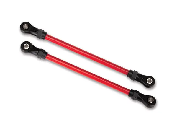 8143R  Suspension Links, Front Lower, Red (2) (5X104mm, Powder Coated Steel) (Assembled With Hollow Balls) (For Use With #8140R Trx-4® Long Arm Lift Kit) 1