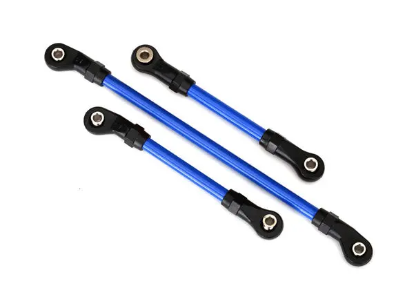 8146X Steering Link, 5X117mm (1)/ Draglink, 5X60mm (1)/ Panhard Link, 5X63mm (Blue Powder Coated Steel) (Assembled With Hollow Balls) (For Use With #8140X Trx-4® Long Arm Lift Kit) 1
