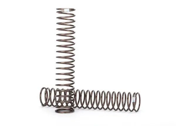 8153  Springs, Shock, Long (Natural Finish) (Gts) (0.29 Rate, White Stripe) (For Use With Trx-4® Long Arm Lift Kit) 1
