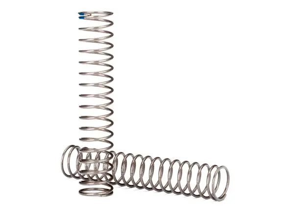 8157  Springs, Shock, Long (Natural Finish) (Gts) (0.62 Rate, Blue Stripe) (For Use With Trx-4® Long Arm Lift Kit) 1