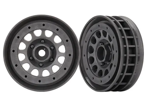8173A  Wheels, Method 105 1.9" (Charcoal Gray, Beadlock) (Beadlock Rings Sold Separately) 1