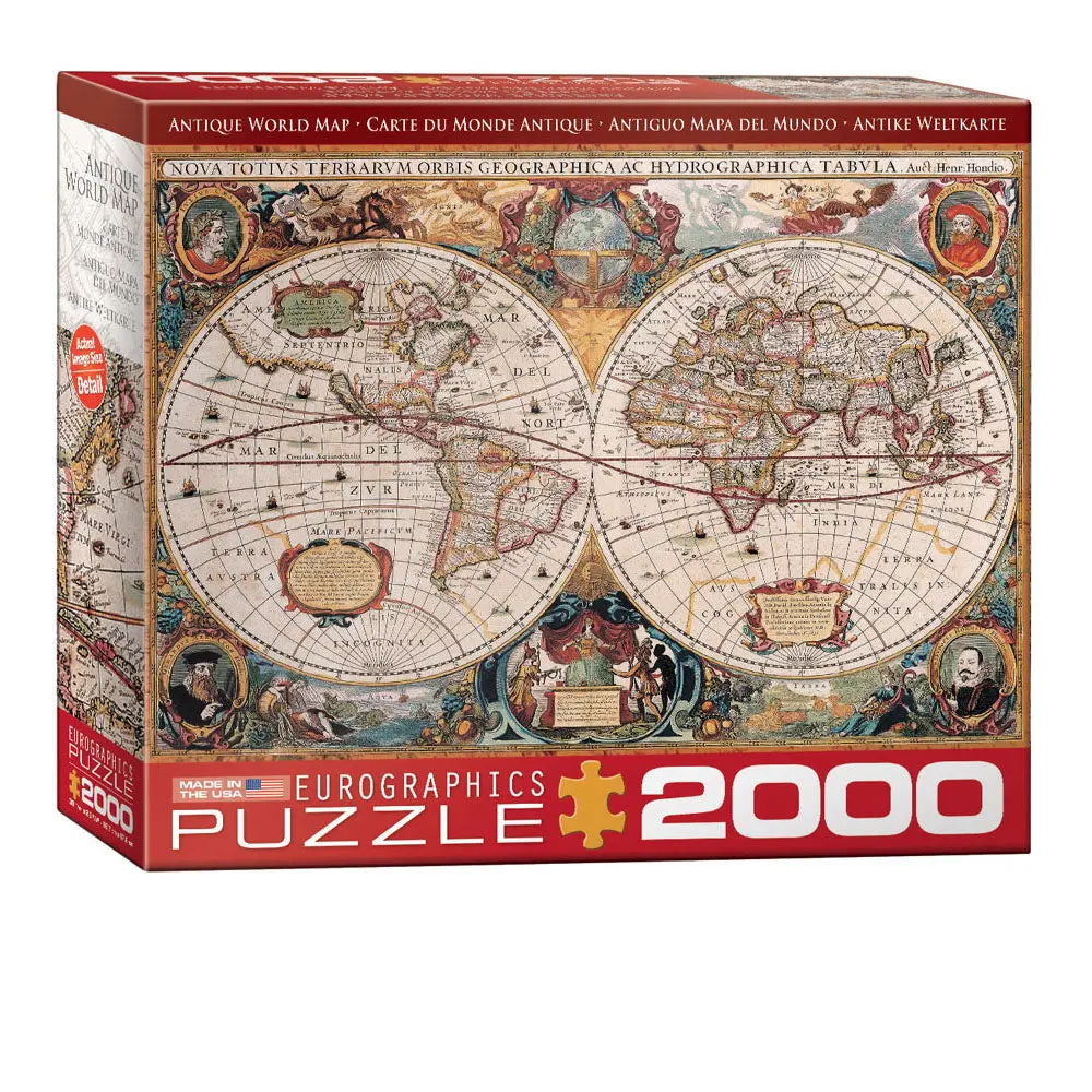 Antique World Map 2000-Piece Puzzle 1
