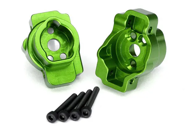 8256G Traxxas Portal Drive Axle Mount, Rear, 6061-T6 Aluminum (Green- 1