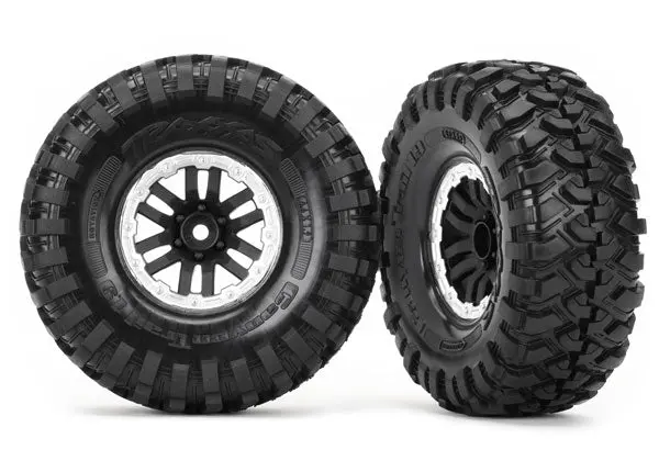8272X Tires And Wheels, Assembled, Glued (Trx-4® 1.9” Satin Beadlock Wheels, Canyon Trail 4.6X1.9” Tires) (2) 1