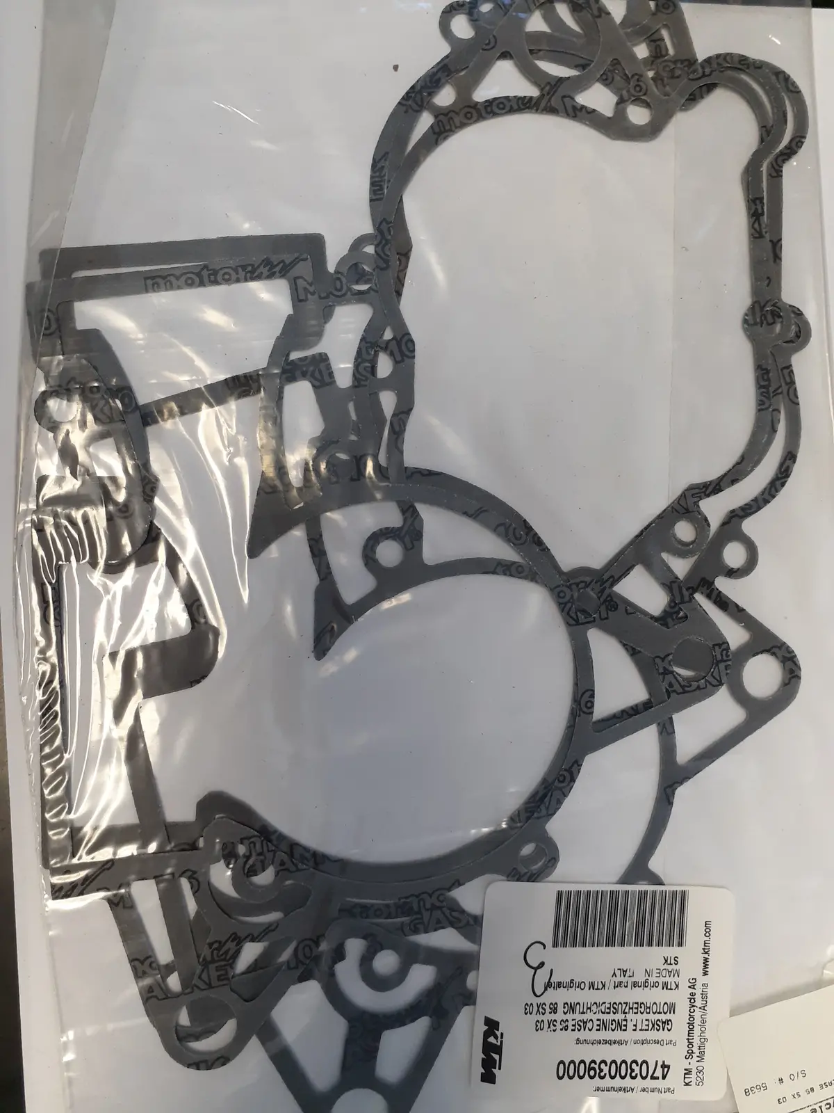 Ktm 85Sx 105Sx Engine Case Gasket 1