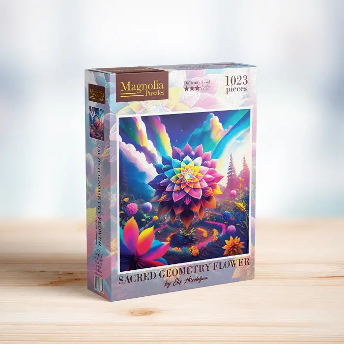Sacred Geometry Flower 1023 - Piece Puzzle 1