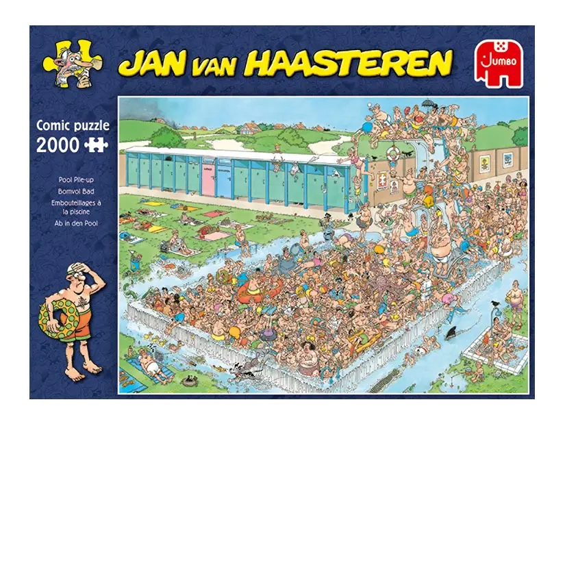 Pool Pile-Up 2000-Piece Puzzle 1