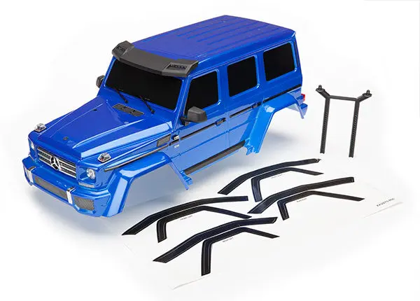 8811X Body, Mercedes-Benz® G 500® 4X4², Complete (Blue) (Includes Rear Body Post, Grille, Side Mirrors, Door Handles, & Windshield Wipers) 1