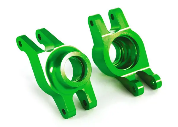 8952G Carriers, Stub Axle (Green-Anodized 6061-T6 Aluminum) (Rear) (2) 1