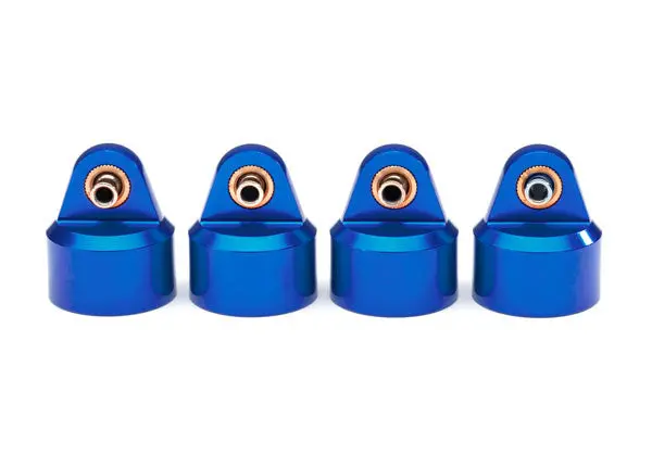 8964X Shock Caps, Aluminum (Blue-Anodized), Gt-Maxx® Shocks (4) 1