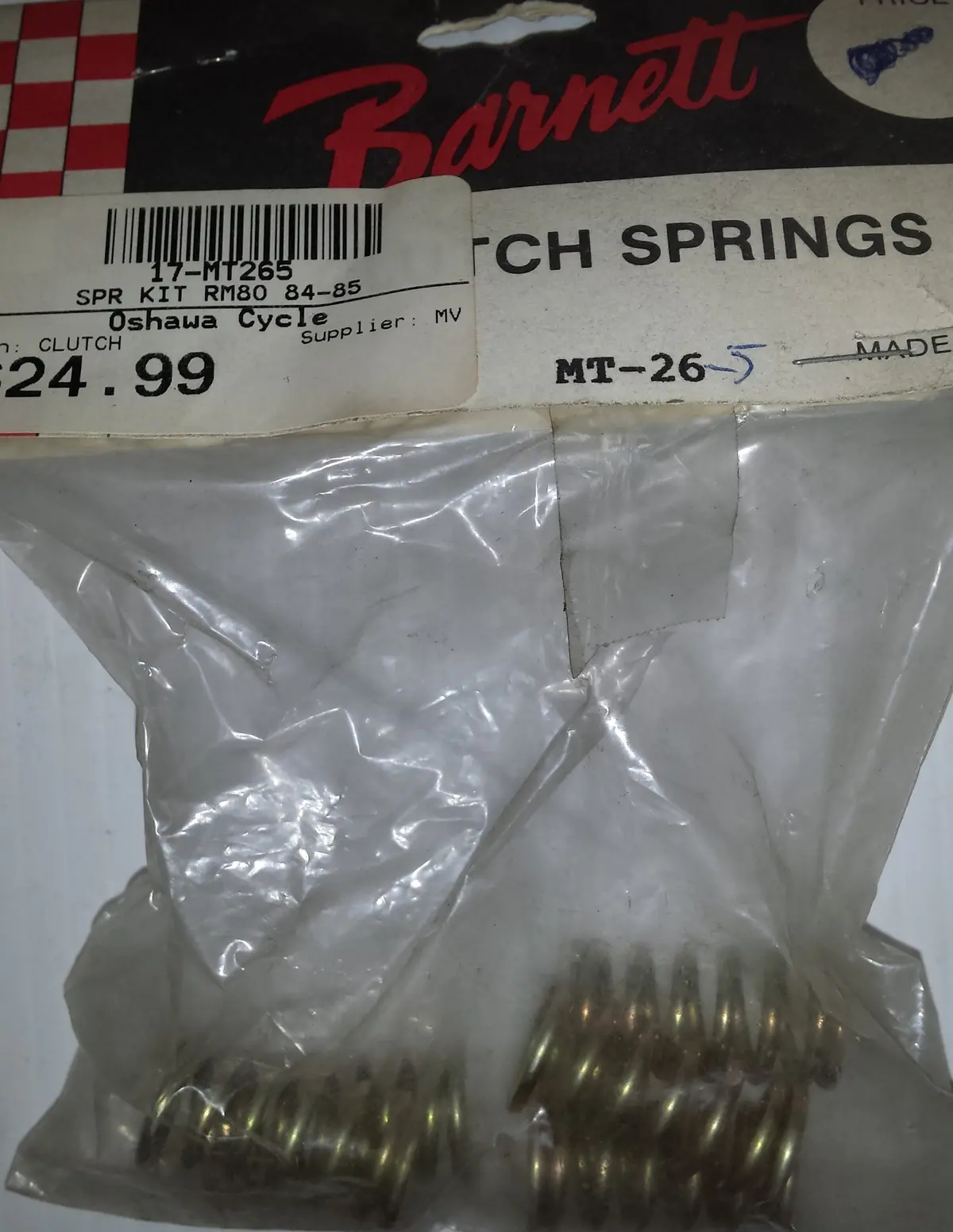 Rm80 Clutch Spring Kit 1