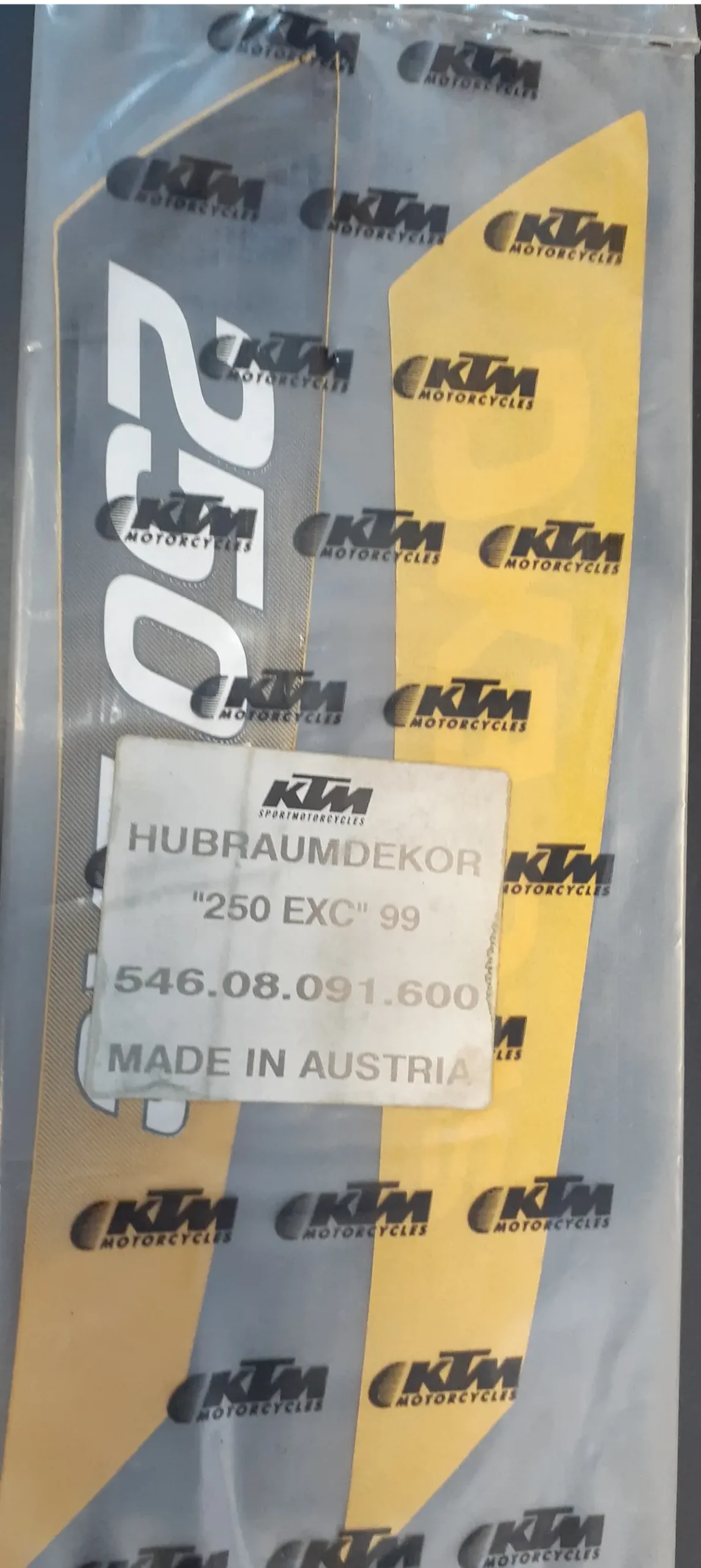 Ktm 250Exc Fender Decals 1
