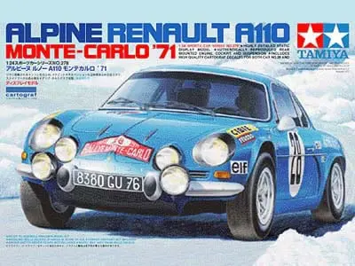 Tam24278 Alpine A110 Monte-Carlo '71 (1/24) **Re-Release** 1