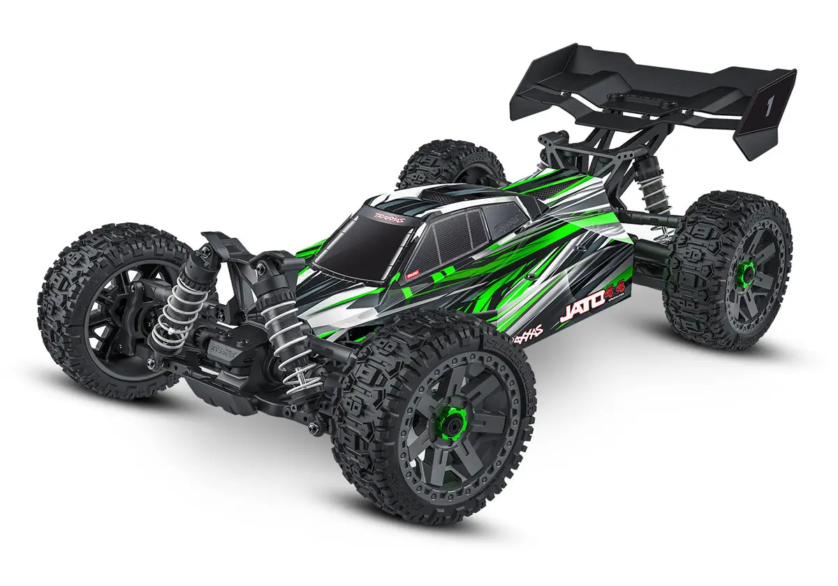 90154-4Green Traxxas Jato 4X4 Brushless Bl-2S With Clipless Body - Green 1