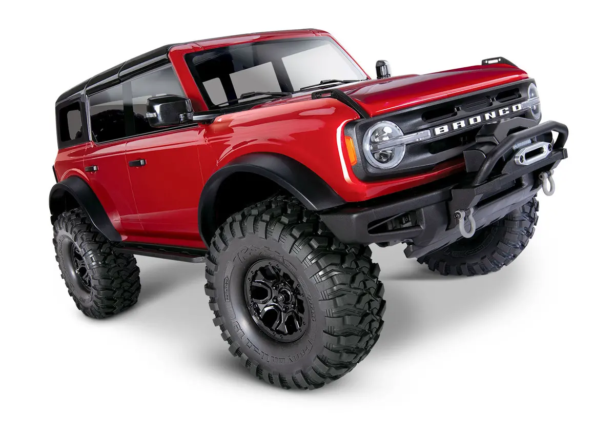 92076-4Red Traxxas Trx4 2021 Ford Bronco Rtr Red 1