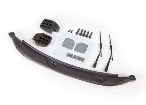 9217 Mirrors, Side, Black (Left & Right)/ Windshield Wipers (2)/ Cowl/ 2.5X8 Bcs (3)/ 2.5X10 Cs (2)/ 1.6X5 Bcs (2) (Fits #9211 Body) 1