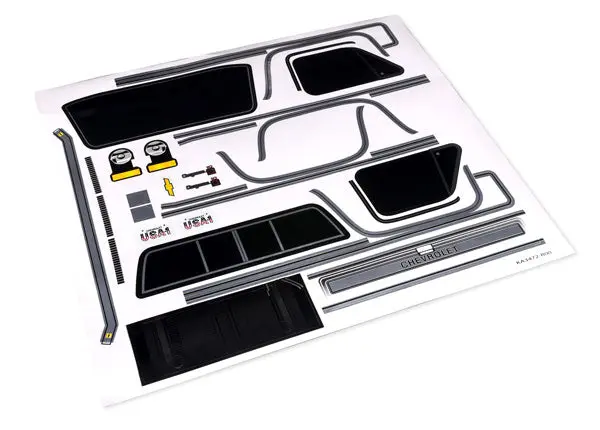 9299 Traxxas Decal Sheet 1979 Chevrolet K10 Truck 1