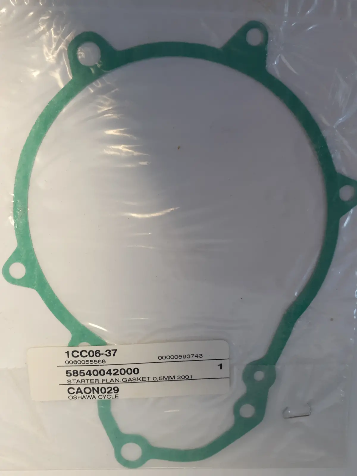 Ktm Starter Flan.Gasket 0,5Mm 2001 1