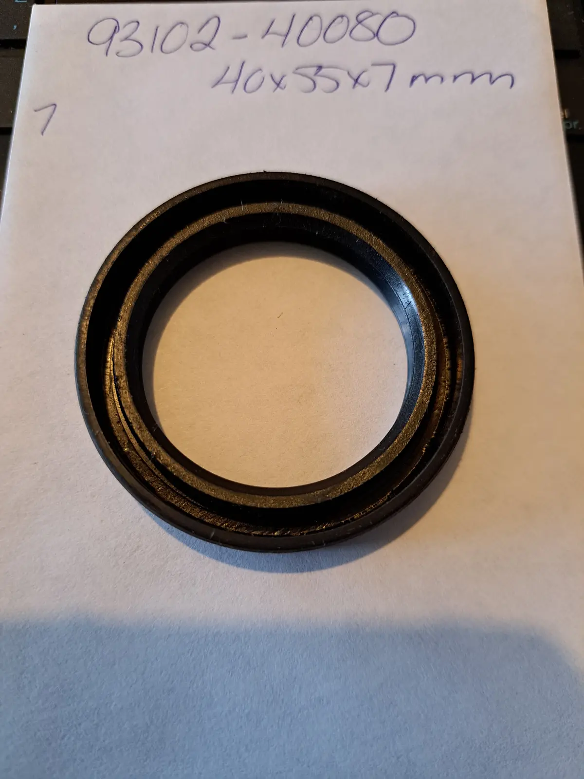 Vintage Snowmobile Oil Seal 1