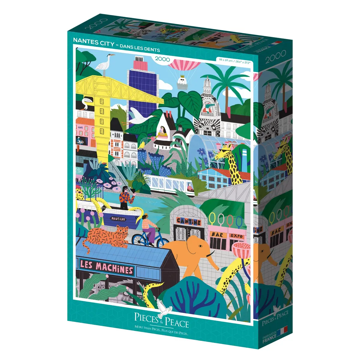 Nantes City 2000-Piece Puzzle 1