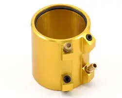 36 Mm One-Piece Machined Water Jacket W/Fittings 1