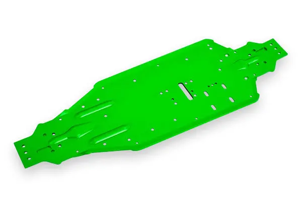 9522G Traxxas Chassis, Sledge, Aluminum (Green-Anodized) 1